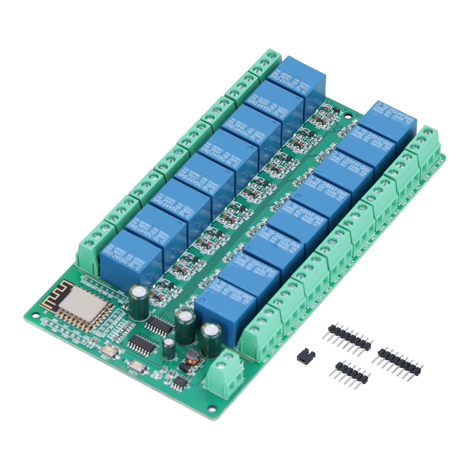 Esp8266 Relay Module - Module de relais 16 canaux, carte