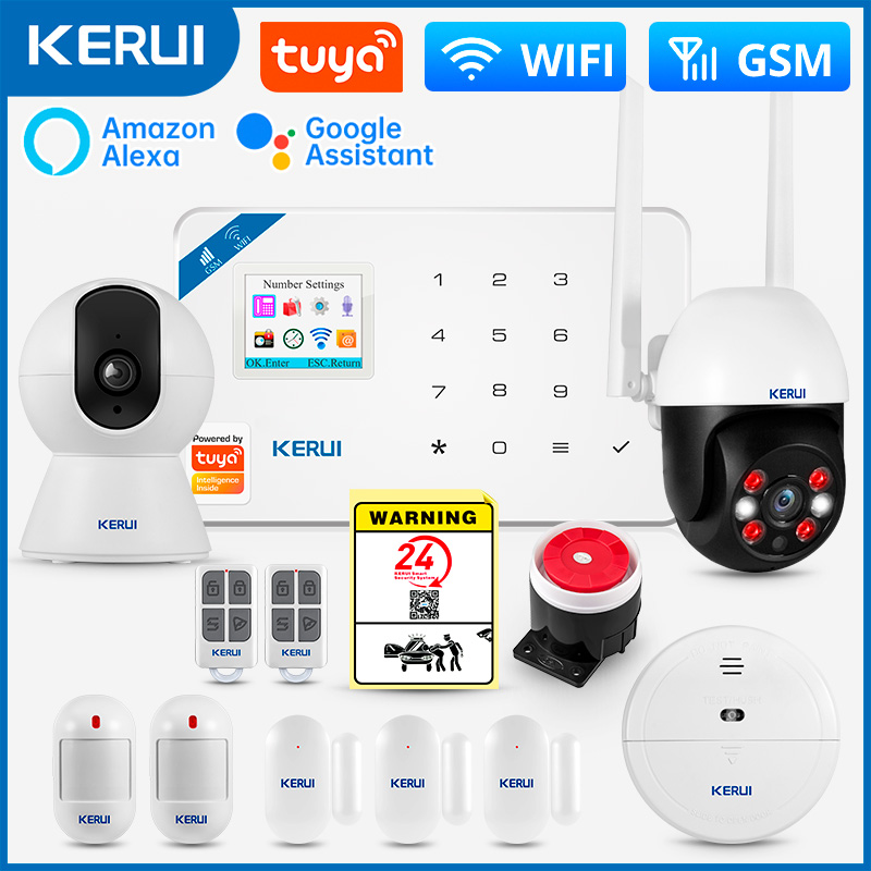 Smart Home Automation Kit - KERUI W181 système d'alarme sécurité maison
