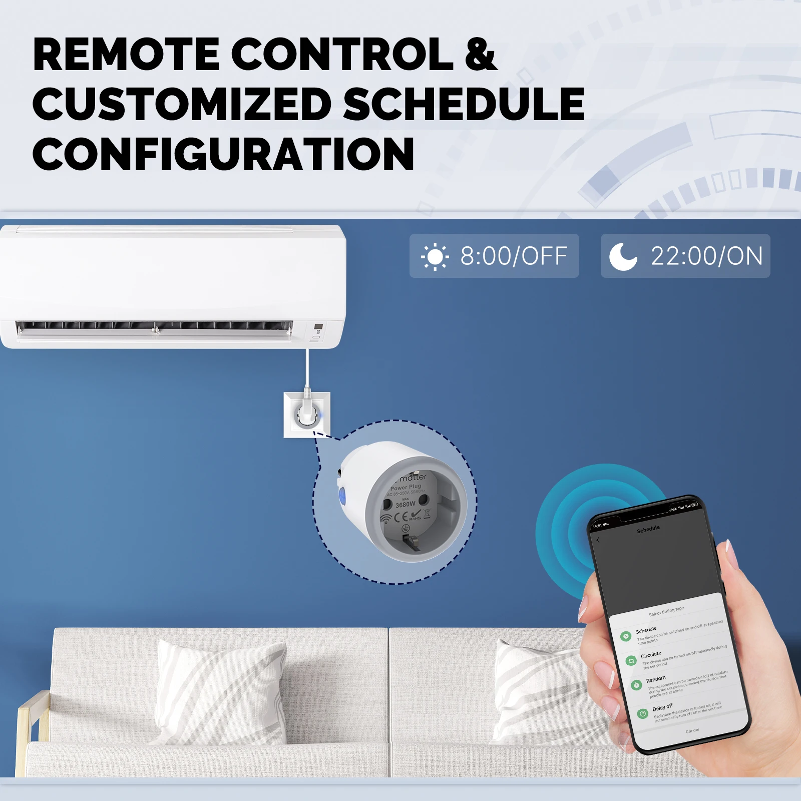 MOES-Prise WiFi intelligente E - Wifi Smart Plug avis et prix