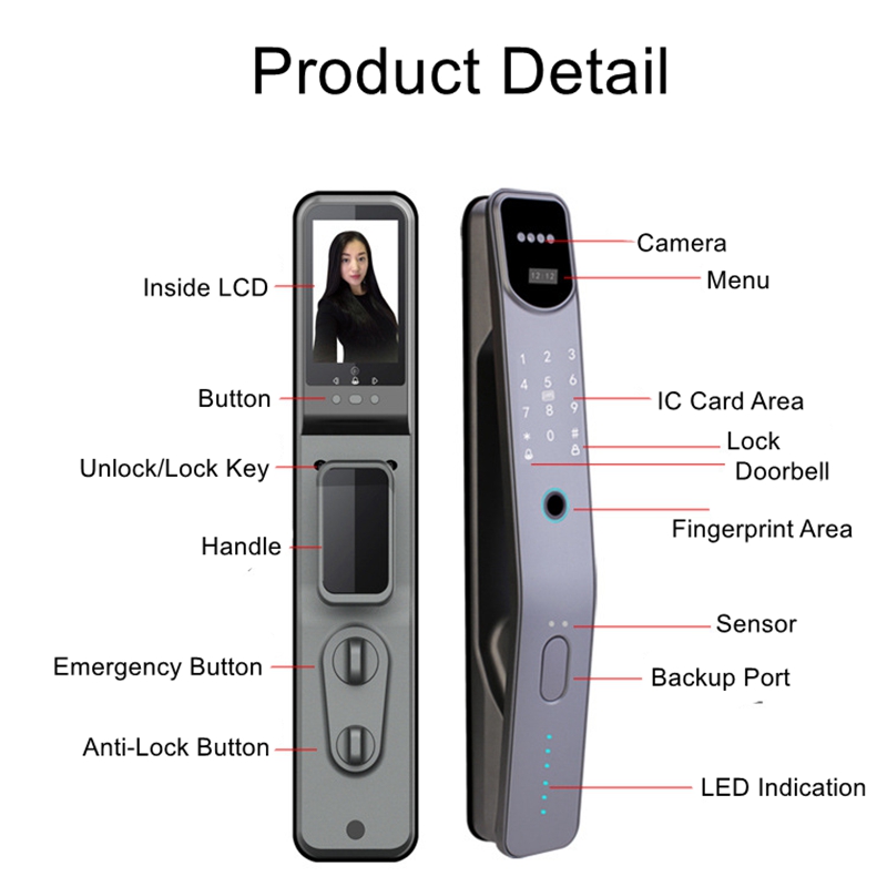 Serrure de porte intelligente  - Smart Door Lock Wifi avis et prix