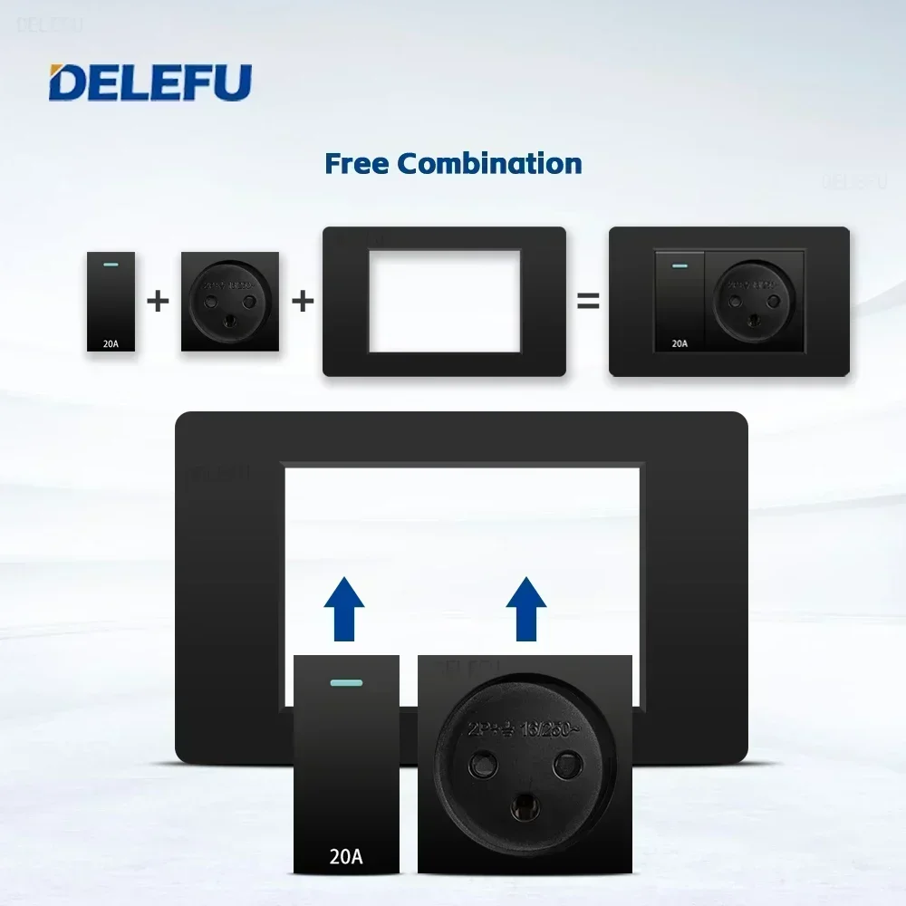 DELEFU-Prise Murale Ignifuge N - Smart Light Switch Wifi avis et prix