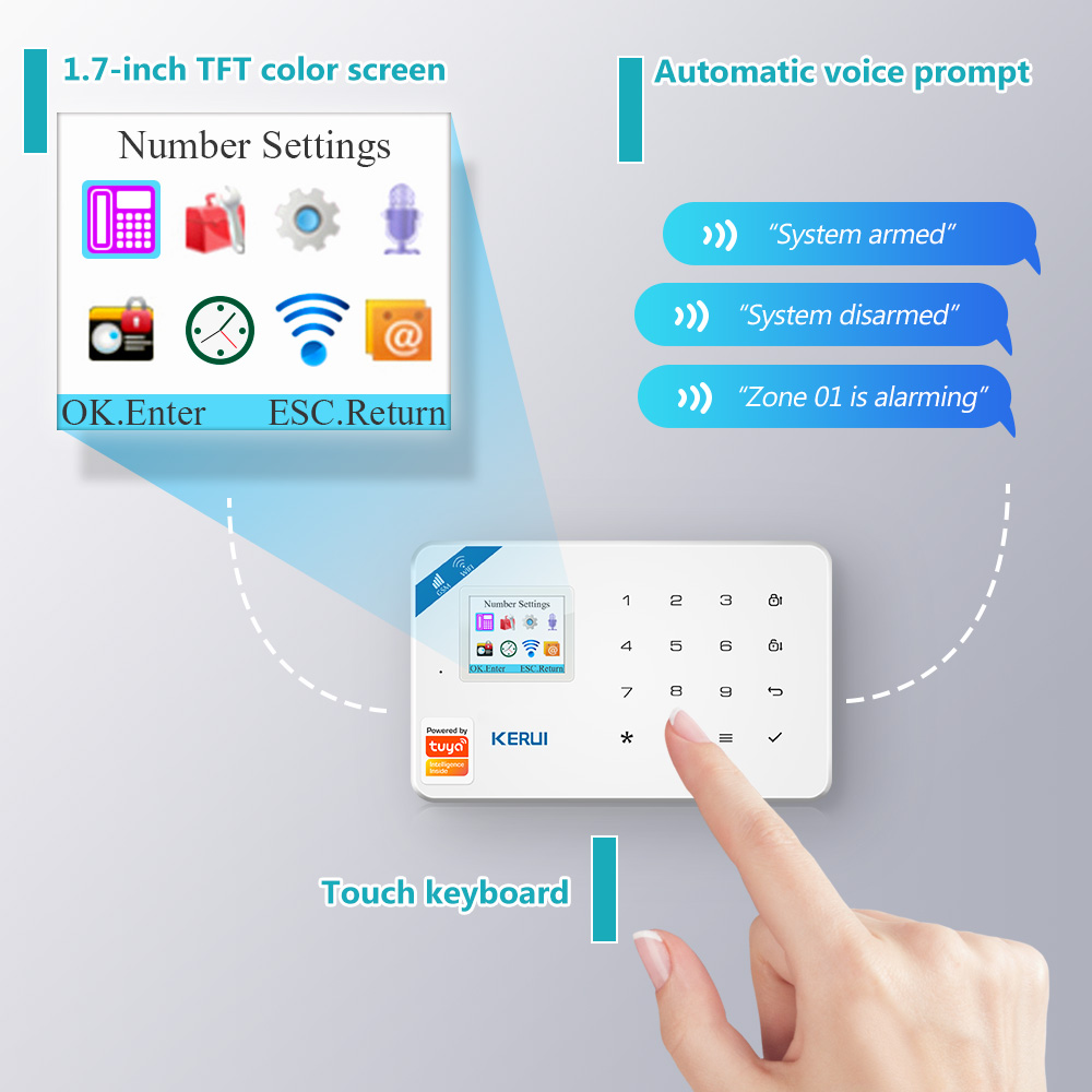 KERUI W181 système d'alarme sé - Smart Home Automation Kit avis et prix