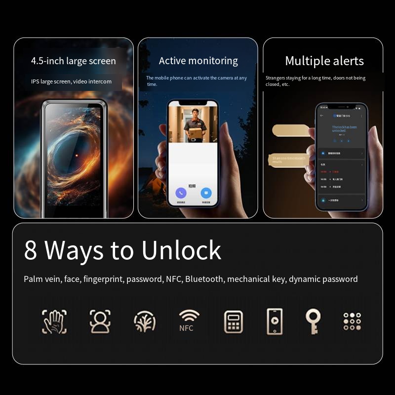 YN S11M serrure électronique n - Smart Door Lock Wifi avis et prix